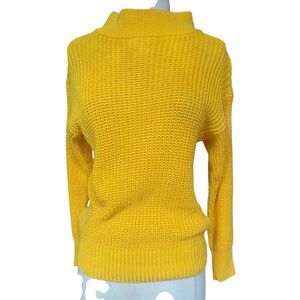 1990s max & diane Ramie/Cotton Blend Mock‎ Turtleneck Sweater